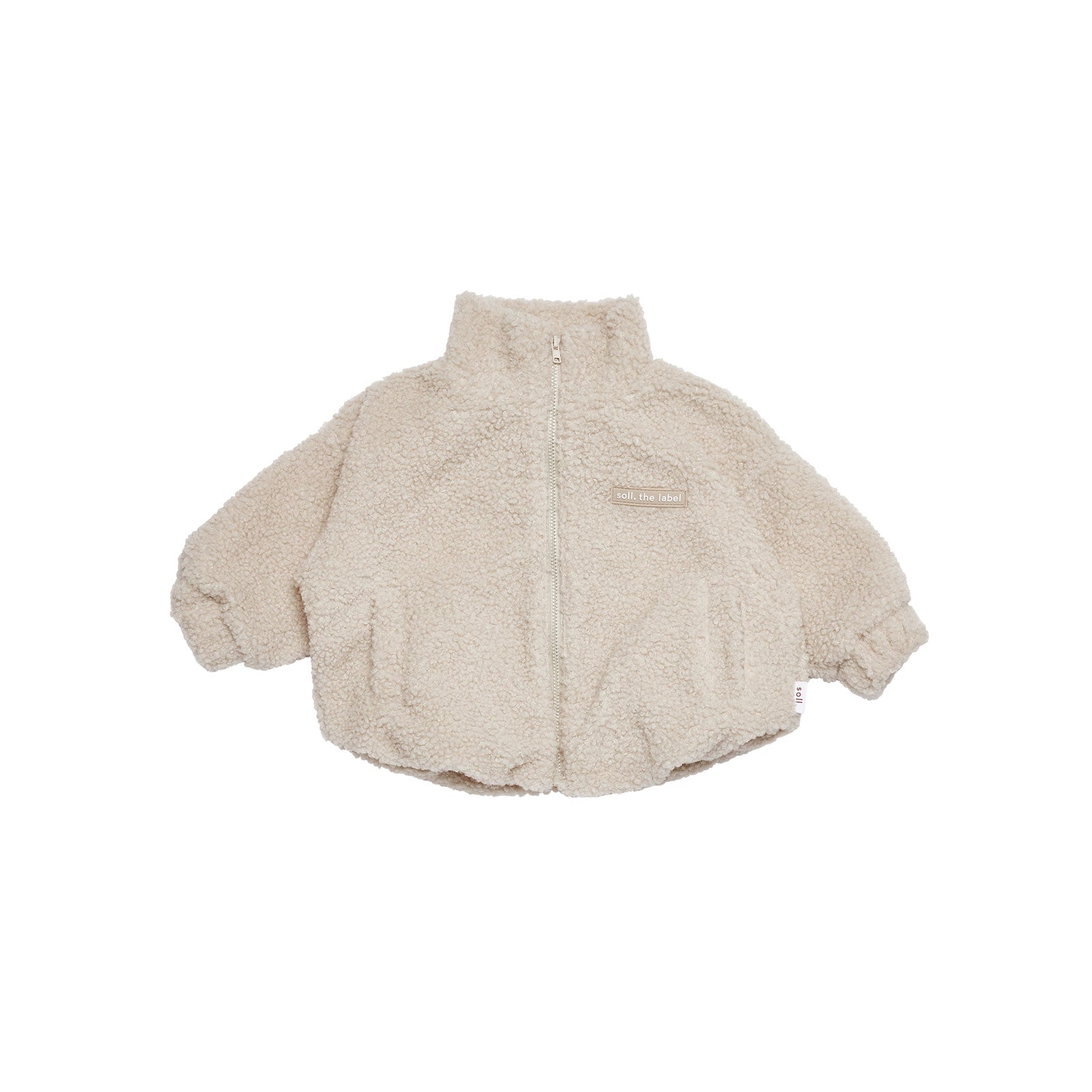 Kids Wooley Zip Jacket - Oat