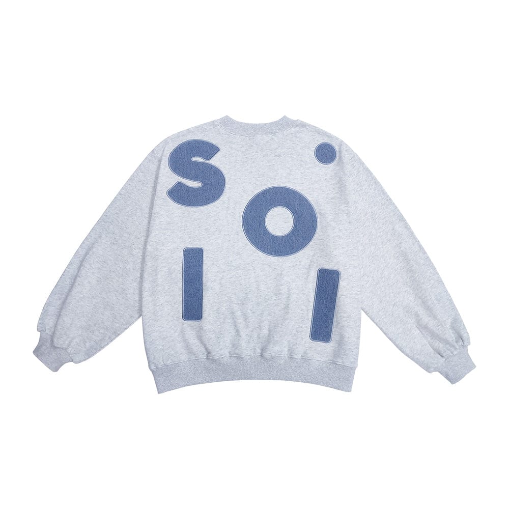 Adults Soll Denim Logo Jumper denim soll. the label