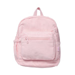 Corduroy Backpack - Fairy Floss Pink backpack soll. the label