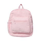 Corduroy Backpack - Fairy Floss Pink backpack soll. the label
