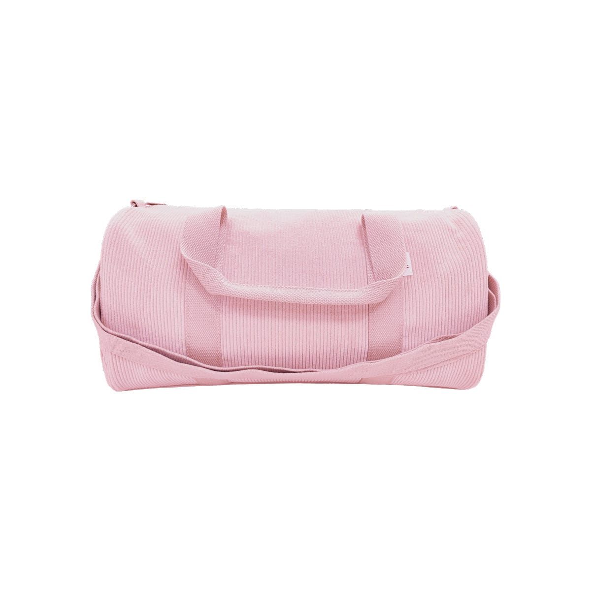 Corduroy Overnight Bag - Pink overnight bag soll. the label