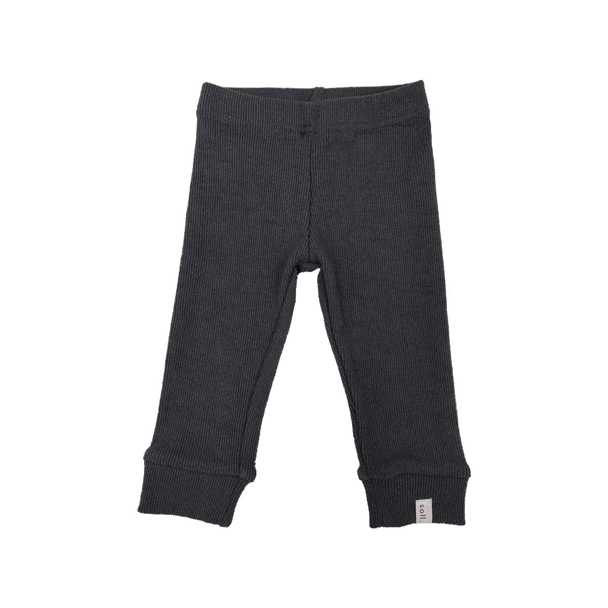 Ribbed Leggings -  Charcoal Comfy Collection 02 soll. the label