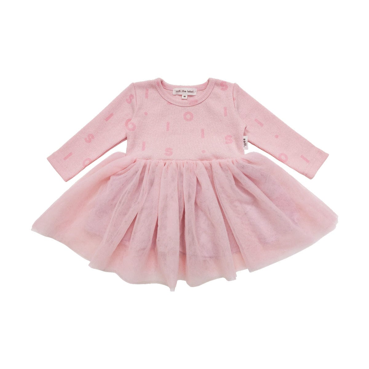 Ribbed Long Sleeve Tutu - Pink Comfy Collection 02 soll. the label