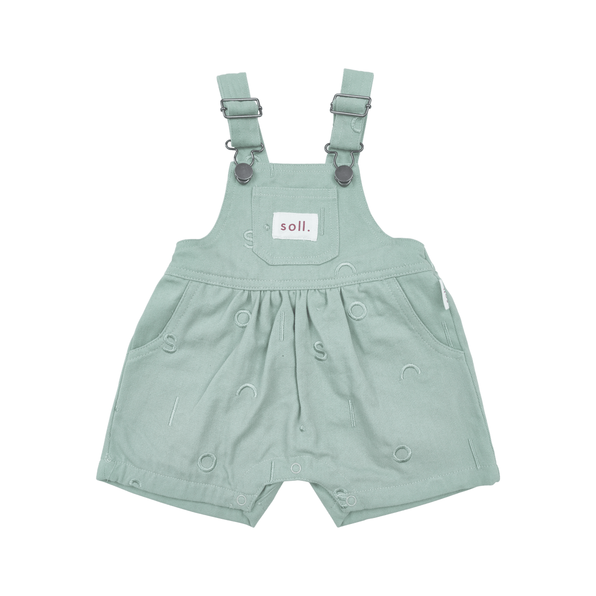 Soll Pattern Short Overall - Sage | Soll. The Label – soll