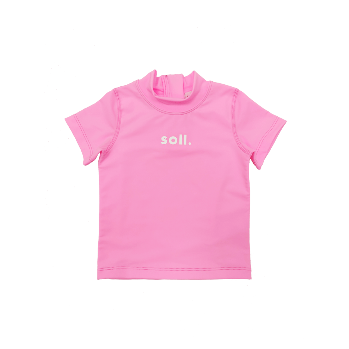 Soll Short Sleeve Swim Vest - Pink swimwear soll. the label