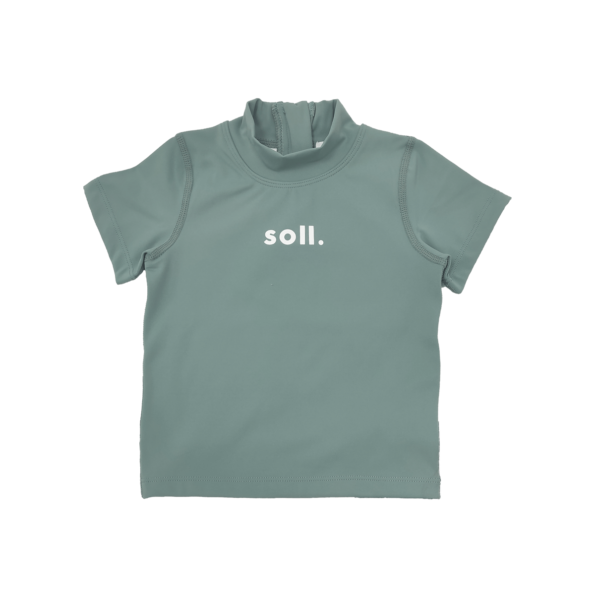 Soll Short Sleeve Swim Vest - Sage swimwear soll. the label