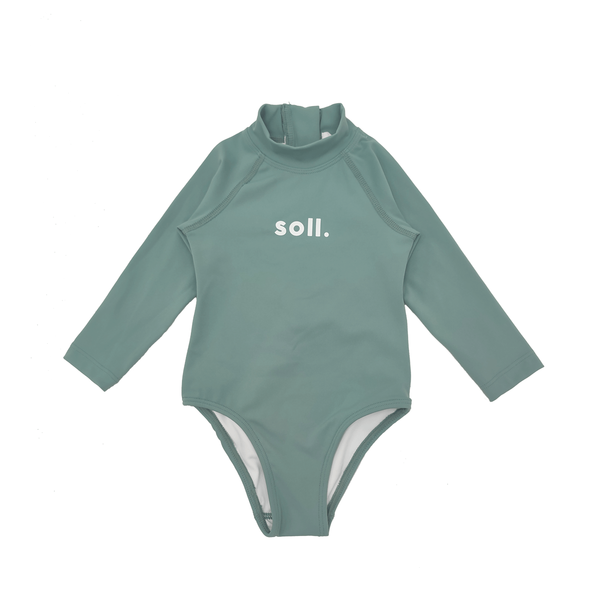 Soll Swim Long Sleeve One Piece - Dark Sage swimwear soll. the label