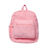 Corduroy Backpack - Pink backpack soll. the label
