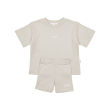 Kids Stretch Cotton Set - Oat