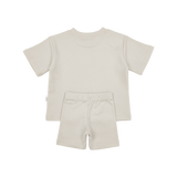 Kids Stretch Cotton Set - Oat