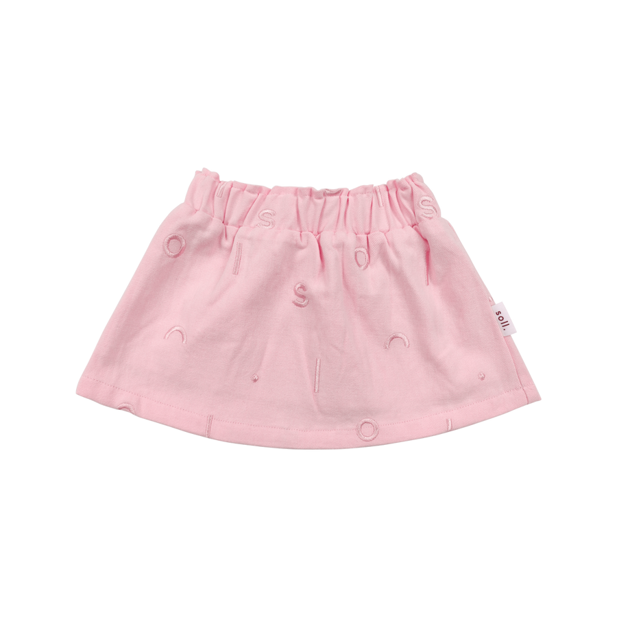 Soll Pattern Skirt - Pink