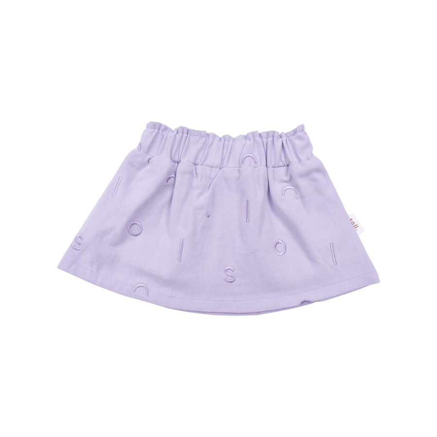Soll Pattern Skirt - Lilac