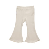 Stretch Cotton Flares - Oat