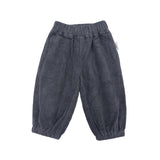 Corduroy Bubble Pants - Charcoal