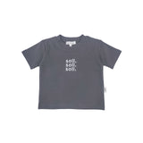 Soll Kids Logo Tee - Charcoal