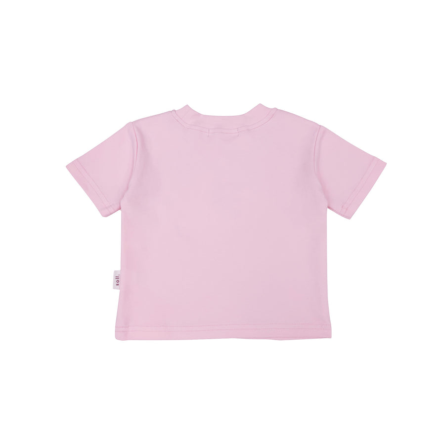 Soll Kids Logo Tee - Pink