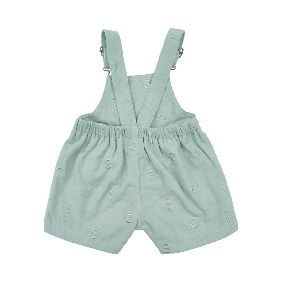 Soll Pattern Short Overall - Sage