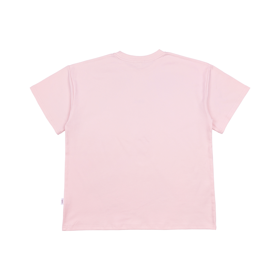 Adults Stretch Cotton Tee - Pink