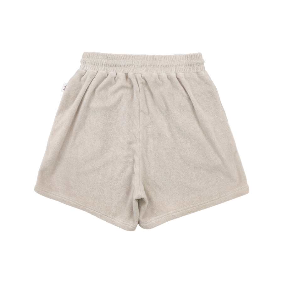Adults Terry Towel Shorts - Oat