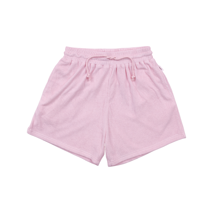 Adults Terry Towel Shorts - Pink