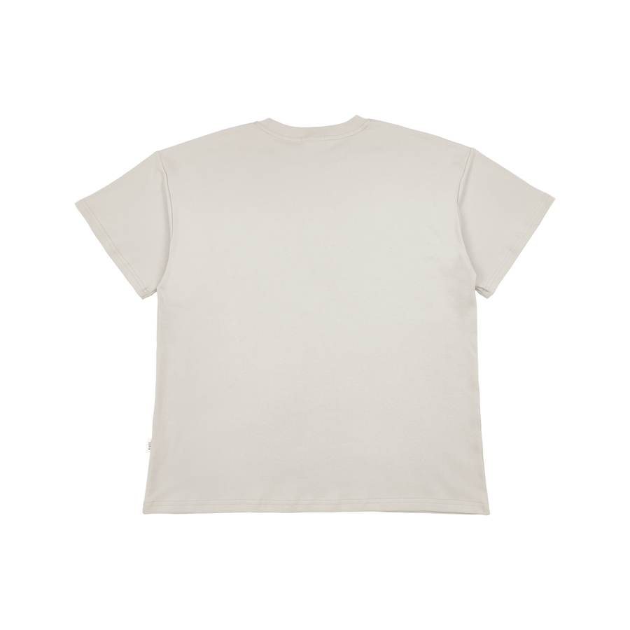 Adults Stretch Cotton Tee - Oat