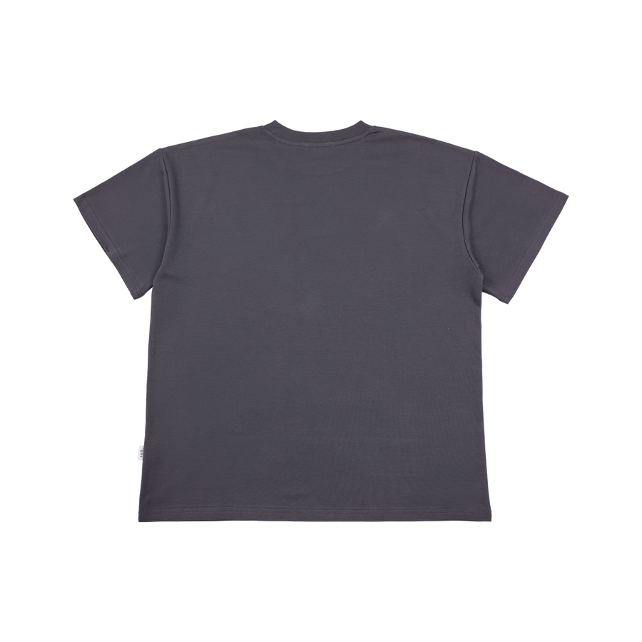 Adults Stretch Cotton Tee - Charcoal