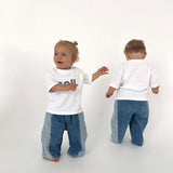 Kids Two-Tone Denim Pants (Pre-order)