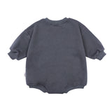 Kids French Terry Onesie - Charcoal