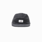 Corduroy Panel Cap - Charcoal