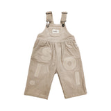 Corduroy Soll Overalls - Beige