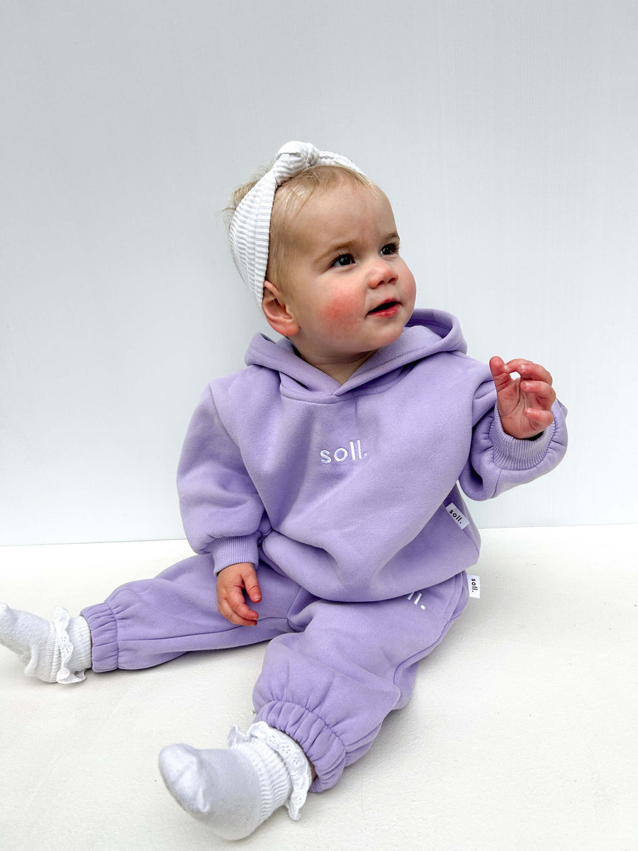 Kids Soll Fleece Set - Lilac – soll. the label