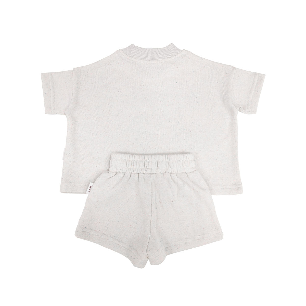 Kids French Terry Set - Speckle Back