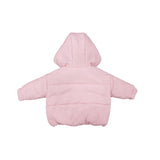 Kids Hooded Puffer Jacket - Pink