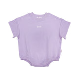 Kids Stretch Cotton Romper - Lilac