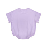 Kids Stretch Cotton Romper - Lilac Back