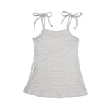 Kids Waffle Dress - Grey