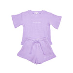 Kids Waffle Set - Lilac