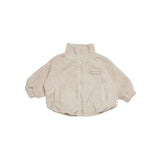Kids Wooley Zip Jacket - Beige