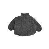 Kids Wooley Zip Jacket - Charcoal