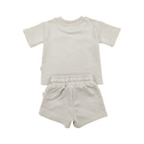 Kids French Terry Set - Mushroom Oat