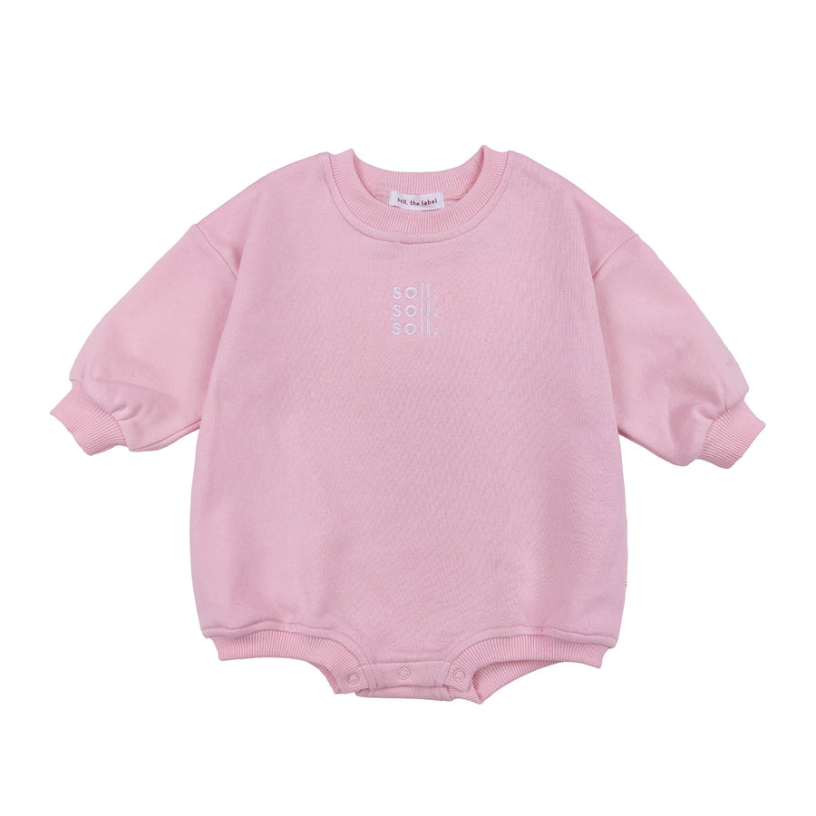 Kids French Terry Onesie - Pink