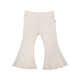 Ribbed Flares - Beige