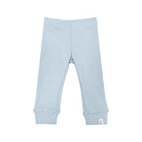 Ribbed Leggings -  Blue