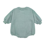 Kids French Terry Onesie - Dark Sage