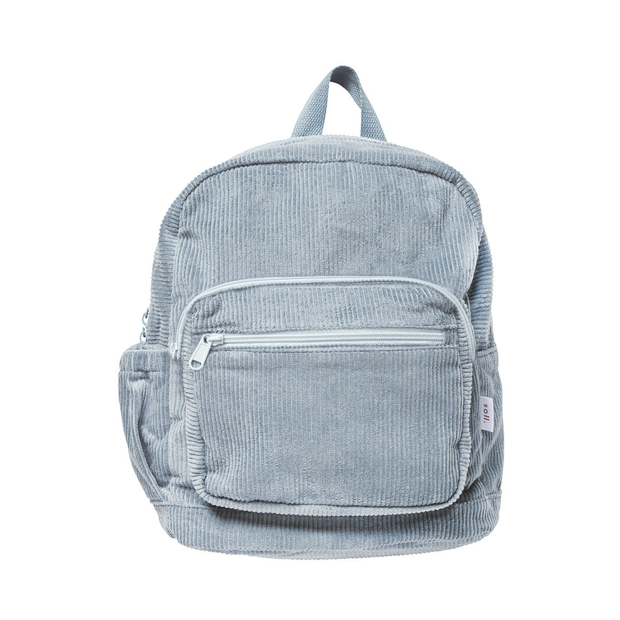 Corduroy Backpack - Light Blue