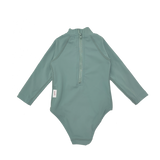 Soll Swim Long Sleeve One Piece - Dark Sage