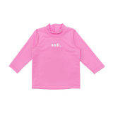 Soll Long Sleeve Swim Vest - Pink