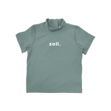 Soll Short Sleeve Swim Vest - Sage