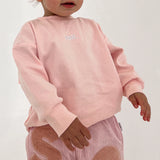Kids Stretch Cotton Long Sleeve - Pink