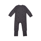 Soll Pattern Zip Bodysuit - Charcoal